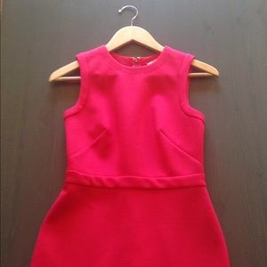 Loft scuba flounce sleeveless dress